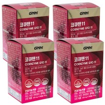 GNM자연의품격 코큐텐11 코엔자임Q10 11 30캡슐, 30정, 4박스