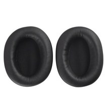 교체 커버 Edifier W800BT 플러스 헤드폰 쿠션 W800X 단백질 Earpads 스폰지 방한용 1 쌍 귀 패드, [02] Black-1Pair
