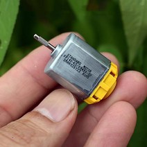 표준 140 미니 모터 DC 12V 24V 11600RPM 강력한 마그네틱 카본 브러시 음소거 대형 트럭 접이식 백미러 모, 한개옵션0