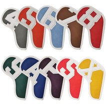 골프공회수기 타이틀리스트골프공10pcs 세트 골프 아이언 클럽 헤드 커버 스포츠 액세서리 웨지 4-9 ASPX, 07 g