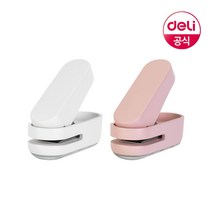 델리 누사인 1공 펀치 휴대용 타공기, 화이트(NS088)