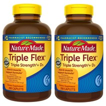 네이처메이드 트리플 플렉스 200정 x2통 글루코사민 콘드로이틴 MSM