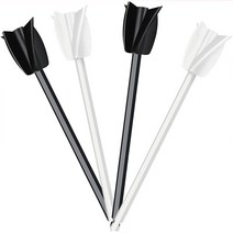 Epoxy Mixer Attachment Paint And Resin Paddles ABS Drill Accessos Power Tool, 05 2 Black and 2 White