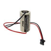 FDK 열량계배터리 CR17335 3V CR17335SE DF3커넥터타입 Mitsubishi Q6BAT OMRON C200H-BAT09 대체가능, 1개