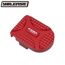 캘리퍼커버 오토바이 액세서리 CNC 브레이크 페달 미끄럼 방지 후면 패드 혼다 CBR650R CBR, 15 Red-CBR500R