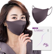 스마트클린 페이스핏 보건용 마스크 KF94 새부리형 중형, 30매입, 1개, 퍼플블랙