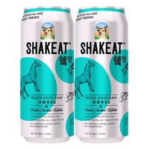 SHAKEAT 강아지 말고기 캔사료 2p, 말, 185g, 3세트
