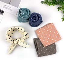 (스카프 5종/6종 세트) 유아 아동 쁘띠스카프 멀티스카프 가을스카프 면스카프 등원룩 어린이집 유치원 생일 답례품