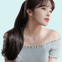 유로헤어 스몰집게 포니테일 55cm 집게가발 묶음머리, 1개, 4번-자연갈색