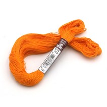 조이십자수 DMC 플로체 자수실-N.16 히데보 화이트 워크 모노그램 드론워크, .m, DMC 플로체-N.16 [ 741 ]