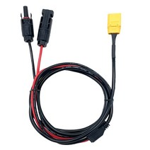 익스텐션 케이블 태양광 충전 태양 전지 패널 어댑터 XT90 수 14AWG 1.8M 5.9FT, [01] 1x14AWG 1.8M