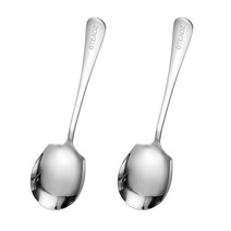 길컴퍼니 스텐 서빙스푼 대왕 숟가락 RT24D, A타입-22cm (2개), 2개