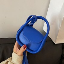연이랜드 무지 핸들 미니백 크로스백