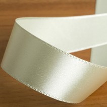 홀리코 선물 포장 공예 공단 실크 리본 끈 25mm 40mm (길이 9M), 25연카키