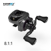 낚시릴 스피닝릴 바다 대형 전동 브레이크 Haibo-2023 라이즈 AMC 베이트캐스팅 낚시 릴 11B + 1RB 6.4:1, 06 PRO PG 8.1_01 왼쪽