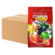 코코아랜드 LOT100 어쏘티드젤리 1kg x 12개 1box