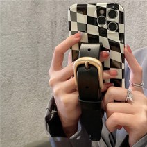 체코어 버클 리얼 가죽 팔찌는 14 프로 맥스 케이스 애플 13 실리콘 아이폰 11 팔찌와 12 소프트 케이스 풀 케이스를 적용