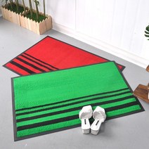 학원 사무실 신발오염 눈비제거용 현관발매트 50x80 입구발판 아파트단지 출입문, 그린