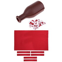당구 테이블 천 셰이커 병, 설명, 레드