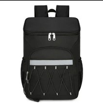 배달가방백팩 휴대용 배달박스 쿨러 은박보냉백 배달용백팩, 블랙