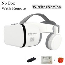 vr 기기 bobo bobo z6 casque 헬멧 3d 블루투스 폰 기계 가성비 게임, 협력사, 리모컨이 있는 상자 없음