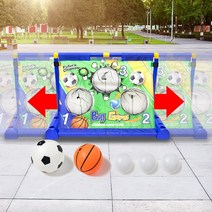 3in1 움직이는 미니 축구 골대 휴대용 실내 어린이 공 5개, 3in1 스포츠게임