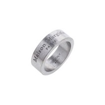 메종 마르지엘라 명품페드로 로고 인그레이빙 실버링 SM1UQ0081 SV0158 951
