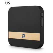 무선도어 현관초인종 스마트초인종 433mhz 무선 와이파이 스마트 비디오 초인종 차임 음악 수신기 홈 보안 실내 인터콤 도어 벨 수신기 10-110db, 미국 플러그