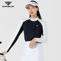 중저가 골프웨어 FW 여성 반집업 암라인 티셔츠