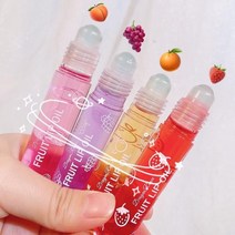 프레시 프루트 롤온 립 밤 립 메이크업 프라이머 모이스처라이징 투명한 립 오일 오래 지속되는 수분 립 글로스 화장품, 없음, 03 avocado