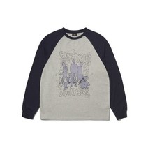 브라운브레스 BROWNBREATH CLIQUE RAGLAN LONGSLEEVE - NAVY (P142842)