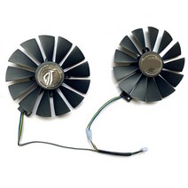 ASUS ROG-POSEIDON-GTX1080TI-P11G-GAMING RX570 ROG-STRIX-GTX1650-O4G-GAMING 비디오 카드 팬용 2pcs 95m, 01 T129215SM