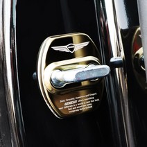 제네시스GV70 차량전용 크롬 도어스트라이커 악세사리 포인트 인테리어 간편 부착 드레스업 튜닝용품, 실버(1P)