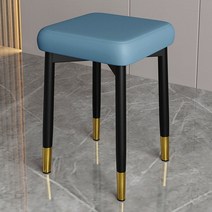 가정용 의자 의자 심플 식탁 의자, 푸른 색