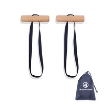 턱걸이 가정용 문턱걸이 문철봉 헬스용품 바 1pair Pull ups Deadlift 나무 그립 스트랩 체육관 손잡이 노, 01 wooden grip