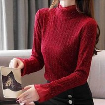 오노마 오노마 ONM 여자 블라우스 폴라 반목 레이스 직장인 정장 코디 (8053740)
