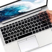 14인치 HP EliteBook 840 845 G7 G8 2022 2021 2020 노트북 PC 모델 액세서리 키보드 보호 스킨 (새로운 G9에는 맞지 않음)-블랙, Black