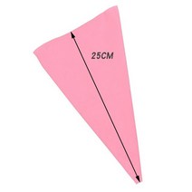 계량 1-4pcs 주방 가제 크림 과자 가방 베이킹 액세서리 diy 케이크 장식 식품 학년 evatpu 재사용 가능한 배관, 1pc 핑크 10inch