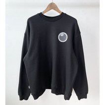 스투시 8 BALL DOT 크루 맨투맨 ST025208 블랙 MENS