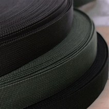 [펠트친구] 가방용웨빙끈(가방끈)/가방끈/가방부자재/가방줄/크로, 30mm검정