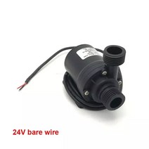 히트펌프 보일러컨트롤러 빨래건조기울트라 조용한 DC 12V 24V 가정용 800L/H 휴대용 브러시리스 모터 잠수, 03 24V wiring
