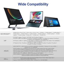 스타일러스 펜 미국 Surface Pro 9 8 X 7 6 5 4 3 Surface 3 Go 3 2 1 Laptop Studio Book 4 3 1(팜 리젝트 포함)-634056, 실버