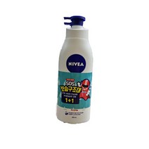 니베아 니베아 바디로션 SOS 케어 400ml 1+1 매우건조한 피부용 극건성피부 보습구조대, 400ml x 2개