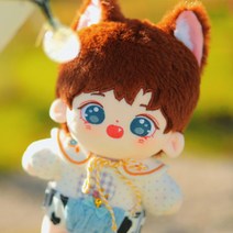 아이돌 인형 옷 귀여운 동물귀 인형 20cm 면 목화솜 무속성 인형, 20cm 스켈레톤 모델 (3일 이내 발송), 후야카이 + 쿨보이 5종 세트