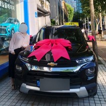 [플로라디자인]고퀄리티 럭셔리웨딩장식 자동차리본장식 웨딩카장식 대왕리본 자이언트리본, 핑크