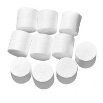 GHSHOP 3-6pack 10 조각 Diy 실린더 모양 스티로폼 거품 재료 어린이 공예, 3개, 폴리스티렌 폼, 하얀색