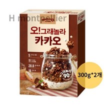 오그래놀라 카카오 시리얼, 600g, 2개