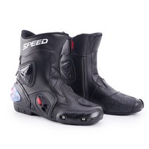 해외 프로바이커 겨울 에어 맥스 숏 바이크부츠 모터바이크 남자-27763, 04.A004-블랙