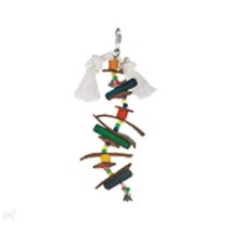 하겐 새 정글우드 조류 장난감, 1개, 나무 꽂이