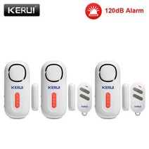 KERUI 120DB 무선 도어/창 항목 보안 도난 센서 알람 PIR 자기 스마트 홈 차고 시스템 원격 제어 Led, CHINA, KIT16 Alarm